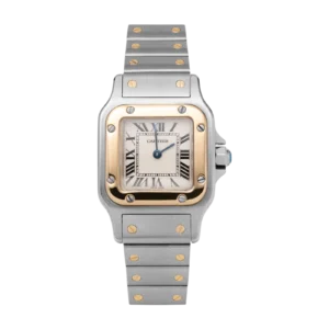 Santos de Cartier Galbée Small 24mm 18K Yellow Gold & Steel Watch 1567