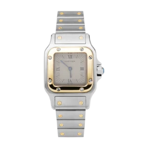 Santos de Cartier Galbée Small 24mm Gold & Stainless Steel Watch 1057930