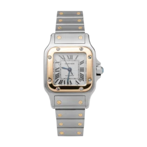 Santos de Cartier Galbée Small 25mm Gold & Stainless Steel Watch W20054D6